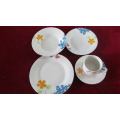 Haonai 20 pieces dinner set ceramic dinnerware set round dinner set with customized design